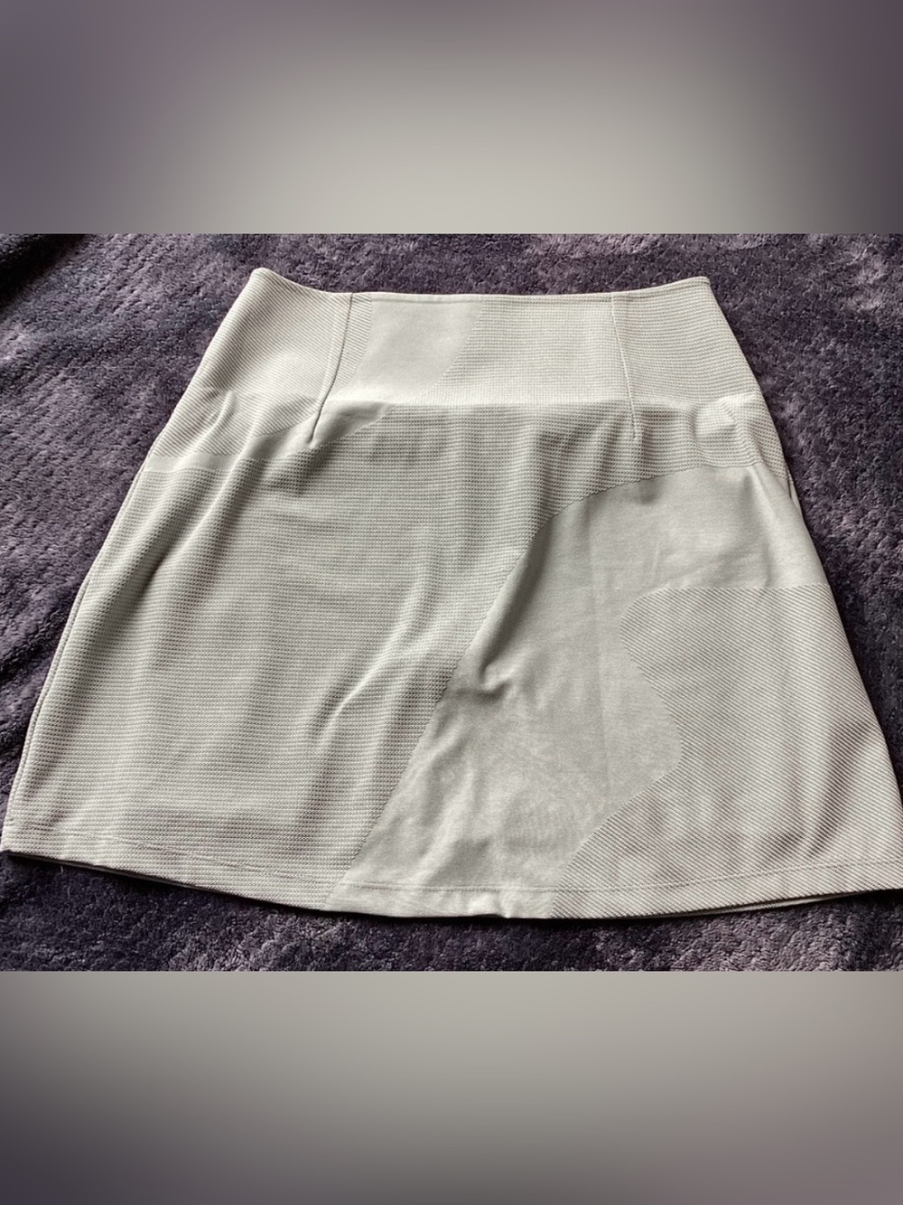 NIKE Women’s Golf Skirt Skort Dri-Fit UV Smoke Grey, Pull-on Size Large